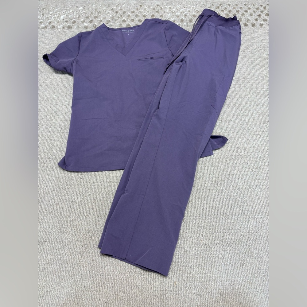 Women's Purple V-Neck Top